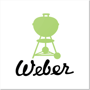 Grill Giants Weber Classic Vintage Avocado Kettle Posters and Art